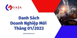 Danh Sách Doanh Nghiệp Mới Tháng 1 2023